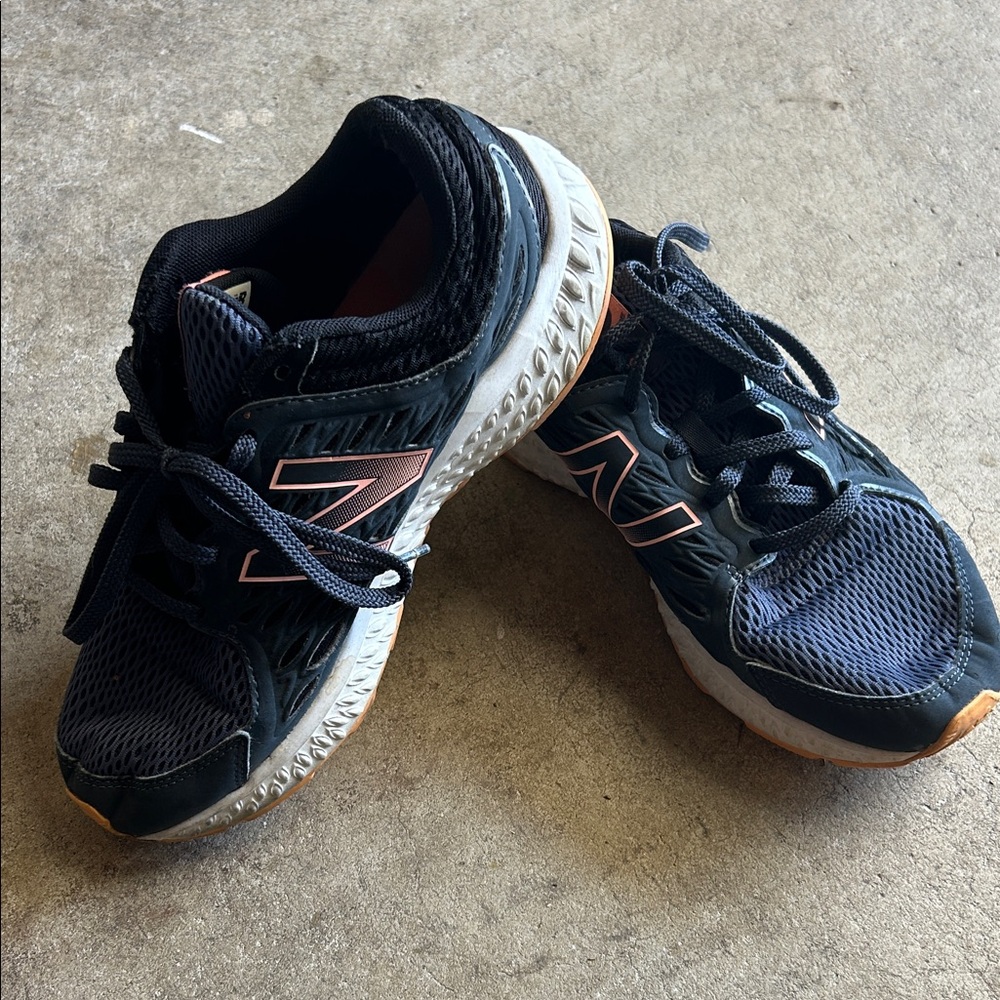 New Balance Blue and White Sneakers